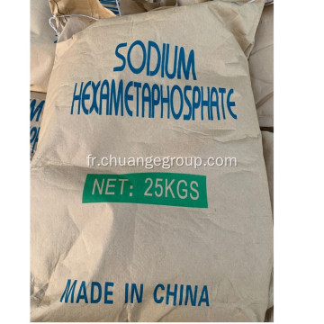(SHMP) Hexametaphosphate de sodium 68% pour l&#39;agent d&#39;adoucissement de l&#39;eau